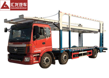 Central Axle Car Carrier Trailer 7500KG Payload 6x2 With ABS Chassis System