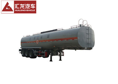 Three Axle Chemical Tanker Trailer Chemical Transport Tanks 38000l Big Capacity