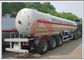 Gas Phase Valve LPG Tank Trailer Large Volume For Efficient Gas Transportation