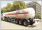 ASME Standard Aluminum LPG Tank Trailer Durable Long Life Span Large Sized