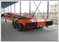 Low Bed Heavy Equipment Trailer 2 Line 4 Axle 100 Tons Rated Capacity