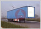 Blue Color Curtain Side Flatbed PVC Tarpaulin High Strength Steel Structure High Strength Cord Fabric