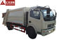 5CBM Waste Garbage Truck , Easy Operation Refuse Collection Truck Environment Friendly