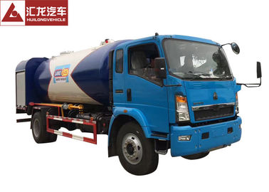 4x2  LPG Tank Trailer Mobile Distribution  , Dispenser LPG Gas Tanker Truck 120 Horse Power