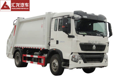 Heavy Duty Garbage Compactor Good Sealing Truck Easy Dumping Big Size
