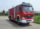12000L Fire Fighting Vehicle , 6 Seats Fire Service Truck High Visibility Multitasking