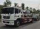 DongFeng Flatbed Tow Truck  3 Cabin Hydraulic Cylinders For Medium Sized Cars