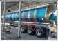 3 Axle 42000 L Fuel Transfer Tank Trailer / Tanker Trailer Large Carrying Capacity