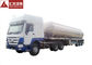 Elliptical Vessel Shape Fuel Tanker Semi Trailer 7500kgs Tare Weight High Safety