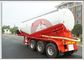 Strong Practicability Dry Bulk Trailer 60 Tons Capacity Electrical Motor Equiped