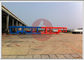 Rear Ladder Car Transporter Trailer Customized Design 16100x3000x4000mm Overall Skeletal Structure