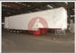 13 Ton  PVC Cover Curtain Side Trailer Simple Operation With Air Guide Sleeve