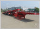 Red Color Flatbed Tow Truck Hydraulic System Control , Flat Deck Tow Truck Easy Installation