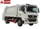 Heavy Duty Garbage Compactor Good Sealing Truck Easy Dumping Big Size